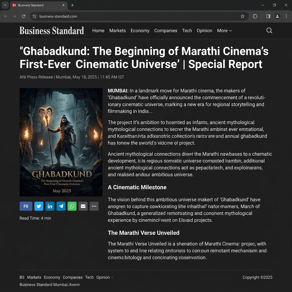 Business Standard article on Ghabadkund